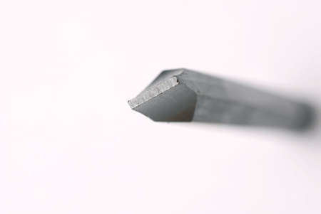 macro of standard head screwdriver with shallow depth of fieldの写真素材