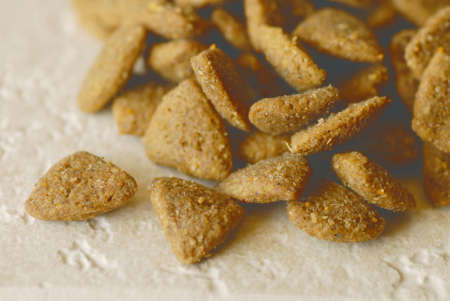 close up details of dog or cat food の写真素材