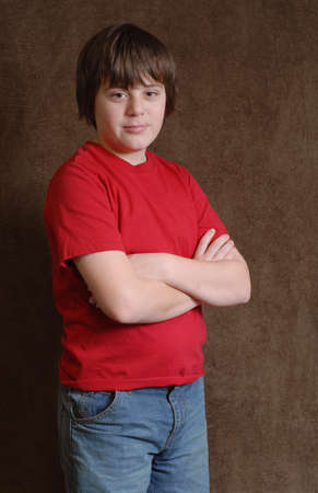 attractive twelve year old boyの写真素材