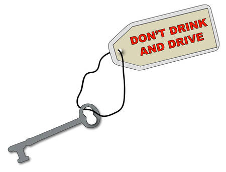 car keys with fob saying don't drink and drive - vectorのイラスト素材