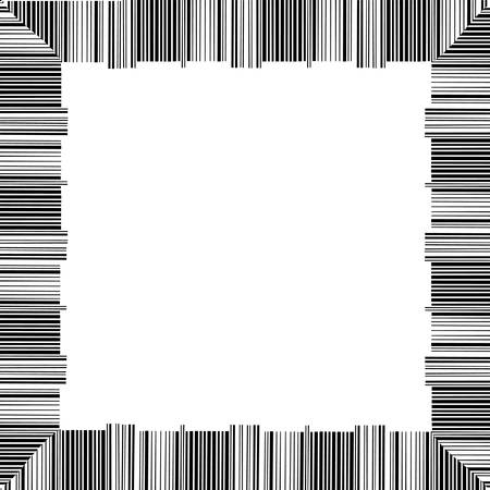creative border made from scanning barcodes - vectorのイラスト素材
