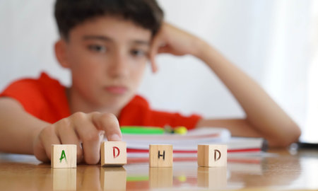 child with attention deficit disorder frustrated doing homework, importance of educational needs and...