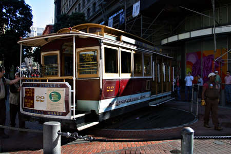 San Francisco cable carのeditorial素材