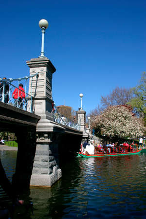 View of Boston Public Garden in spring
の写真素材