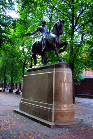 Paul Revere Statue, North End, Boston
の写真素材