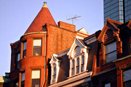 Back Bay and neighboring Beacon Hill are considered Boston's most upscale and desirable neighborhoods
の写真素材