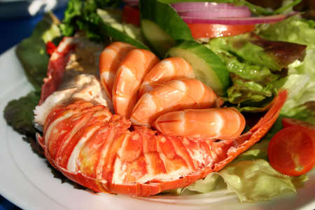 Fresh and delicious seafood meal at Watson Bay, NSW, Australia
の写真素材