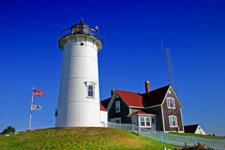 Nobska Lighthouse at Woodholes, Massachusetts, USA
の写真素材
