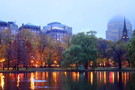 Stock image of fall foliage at Boston Public Garden
の写真素材
