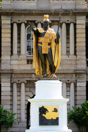 Statue of King Kamehameha, Honolulu, Hawaii
の写真素材