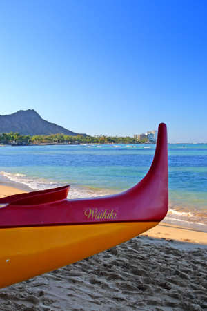 Stock image of Waikiki Beach, Honolulu, Oahu, Hawaii
