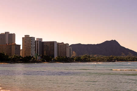 Stock image of Waikiki Beach, Honolulu, Oahu, Hawaii
の写真素材