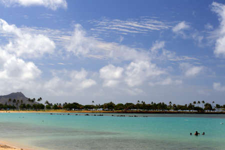 Stock image of Waikiki Beach, Honolulu, Oahu, Hawaii
の写真素材