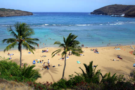 Stock image of Hanauma Bay, Oahu, Hawaii
の写真素材