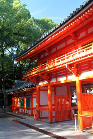 Yasaka Shrine, also known as Gion Shrine, is famous for its Gion Matsuri, one of Japan's largest festivals
のeditorial素材