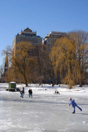 Stock image of a snowing winter at Boston, Massachusetts, USA
のeditorial素材