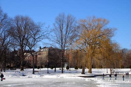 Stock image of a snowing winter at Boston, Massachusetts, USA
のeditorial素材