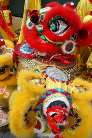 Lion dance in Chinatown, Boston during Chinese New Year celebration
のeditorial素材