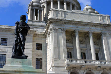 The Rhode Island State House is the capitol of the U.S. state of Rhode Island
のeditorial素材