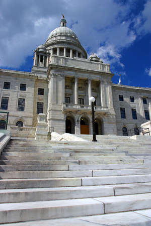 The Rhode Island State House is the capitol of the U.S. state of Rhode Island
のeditorial素材