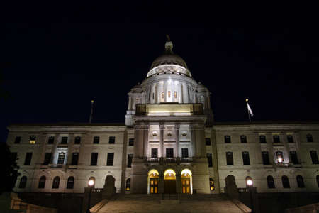 The Rhode Island State House is the capitol of the U.S. state of Rhode Island
のeditorial素材