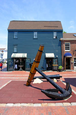 The view of Newport city and the old harbour (Rhode Island). 
のeditorial素材