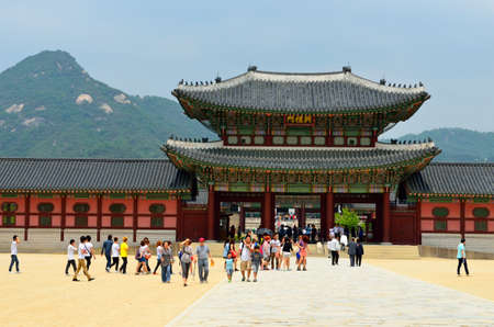 Gyeongbok Palace, Seoul, Korean Republic 
のeditorial素材