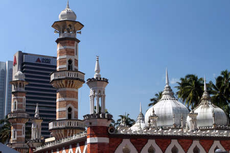 Historic mosque, Masjid Jamek at Kuala Lumpur, Malaysia 
のeditorial素材