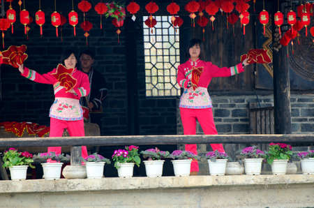 Landscape in Yangshuo Guilin, China 
のeditorial素材