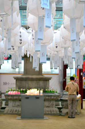 Bongeunsa Buddhist Temple in Seoul, South Korea
のeditorial素材