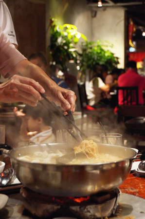 Traditional oriental steamboat 
の写真素材