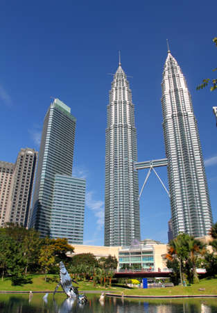 Petronas Towers,also known as Menara Petronas is the tallest buildings in the world from 1998 to 2004 
のeditorial素材