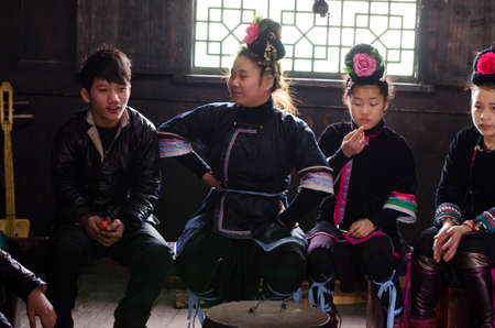 Landscape in Yangshuo Guilin, China 
のeditorial素材