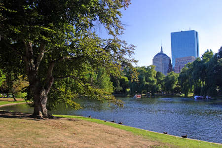 Stock image of Boston skylineの写真素材