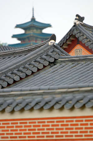 Gyeongbok Palace, Seoul, Korean Republicのeditorial素材