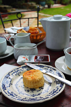 A traditional English cottageの写真素材