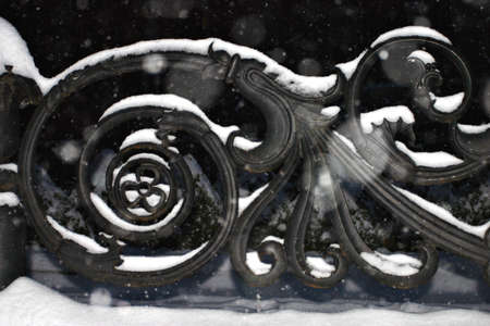 Stock image of a snowing winter at Boston, Massachusetts, USA