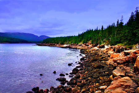 Acadia National Park, Maineの写真素材
