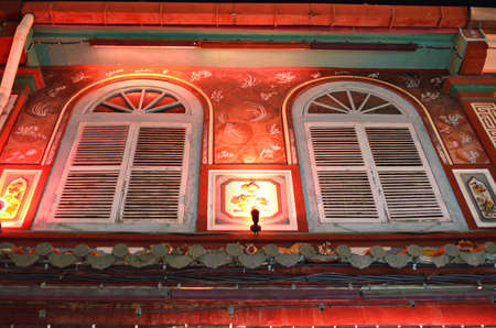 Jonker street in Malacca. Malacca City is the capital city of the Malaysian state of Malacca. It was listed as a UNESCO World Heritage Site on 7 July 2008のeditorial素材