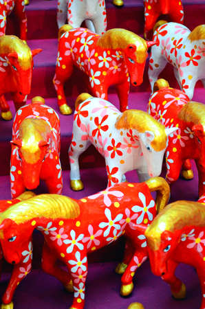 Stock image of ceramic figurine of a horseの写真素材