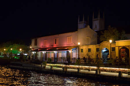 Jonker street in Malacca. Malacca City is the capital city of the Malaysian state of Malacca. It was listed as a UNESCO World Heritage Site on 7 July 2008のeditorial素材
