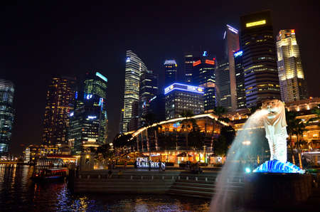 Stock image of Singapore cityscapeのeditorial素材