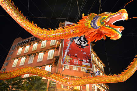 Jonker street in Malacca. Malacca City is the capital city of the Malaysian state of Malacca. It was listed as a UNESCO World Heritage Site on 7 July 2008のeditorial素材