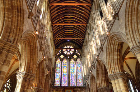 Glasgow cathedral aka High Kirk of Glasgow or St Kentigern or St Mungoのeditorial素材
