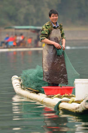 Landscape in Yangshuo Guilin, Chinaのeditorial素材