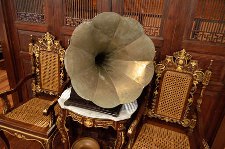 Stock image of a vintage gramophoneの写真素材