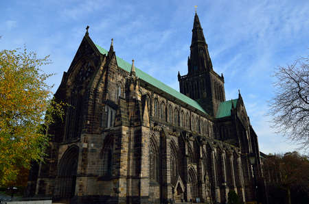 Glasgow cathedral aka High Kirk of Glasgow or St Kentigern or St Mungoの写真素材