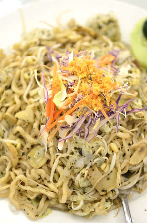 Chinese cuisine with meat and vegetablesの写真素材