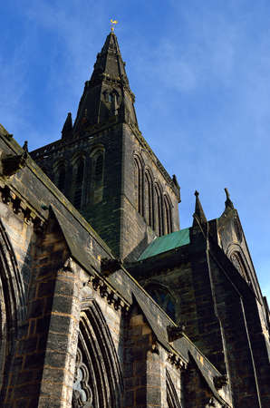 Glasgow cathedral aka High Kirk of Glasgow or St Kentigern or St Mungoの写真素材