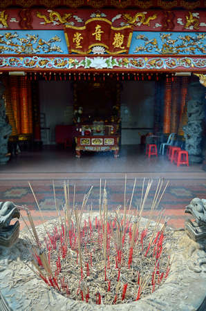 Chinese Temple in Broga, Malaysiaのeditorial素材